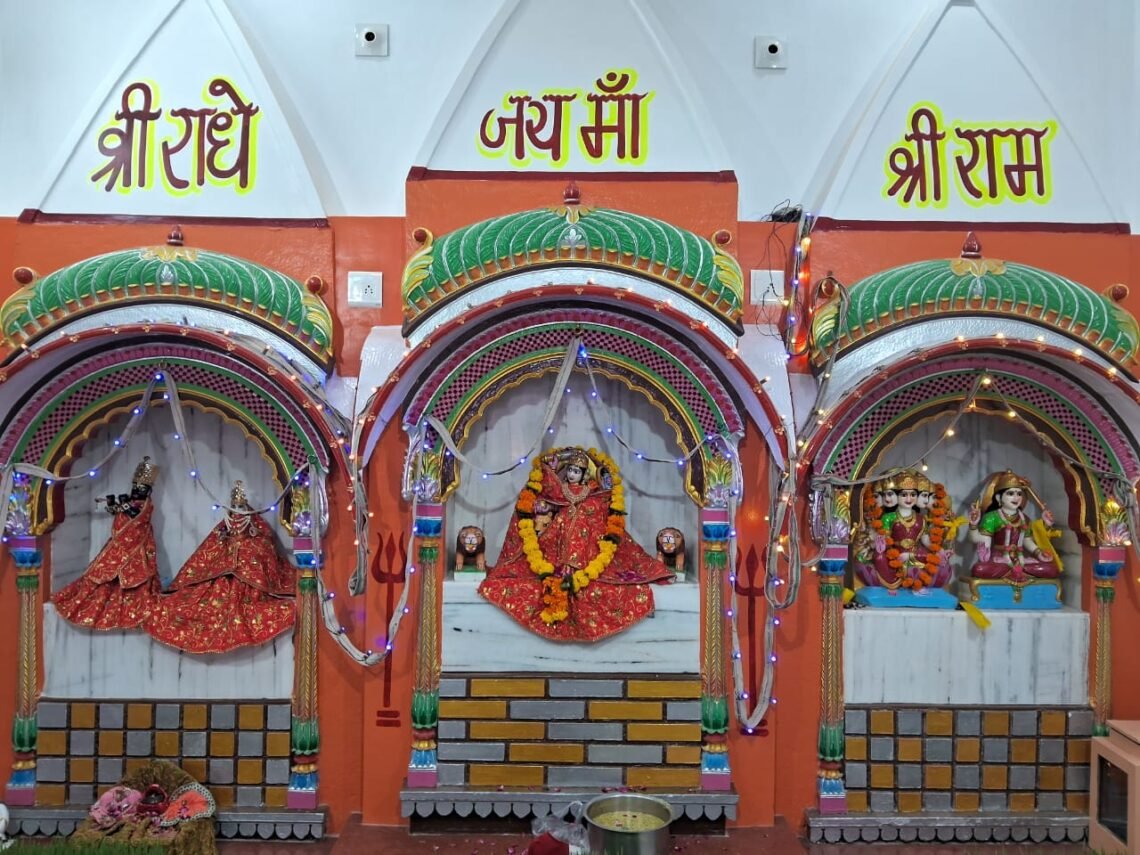 श्रीपाड़ाय माता मंदिर में पांच दिवसीय कार्यक्रम की पूर्णाहुति, प्रतिमाओं का हुआ अभिषेक