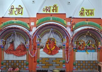 श्रीपाड़ाय माता मंदिर में पांच दिवसीय कार्यक्रम की पूर्णाहुति, प्रतिमाओं का हुआ अभिषेक