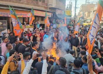 पॉलिटिक्स: भाजपाइयों को आया गुस्सा इसलिए फूंका साहू का पुतला