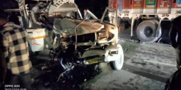 सड़क हादसे में चार लोगों की मौत, श्रीडूंगरगढ़ नेशनल हाइवे पर हुआ हादसा