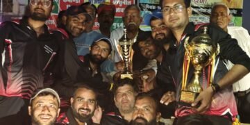 Cricket लगातार 25वीं बार विजेता बनी ओझा समाज की टीम