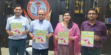 एमजीएसयू में विद्यार्थी अंगदान प्रेरणा अभियान 2024 का श्रीगणेश