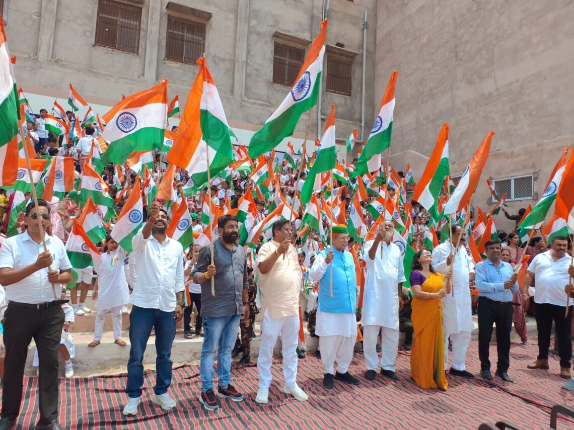 अंतर्राष्ट्रीय युवा दिवस पर केन्द्रीय विधि व कानूनमंत्री श्रीमान अर्जुनराम जी का एसजेपीएस में आगमन