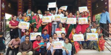 पूनरासर धाम में भव्य रामलीला ब्रोशर का हुआ विमोचन