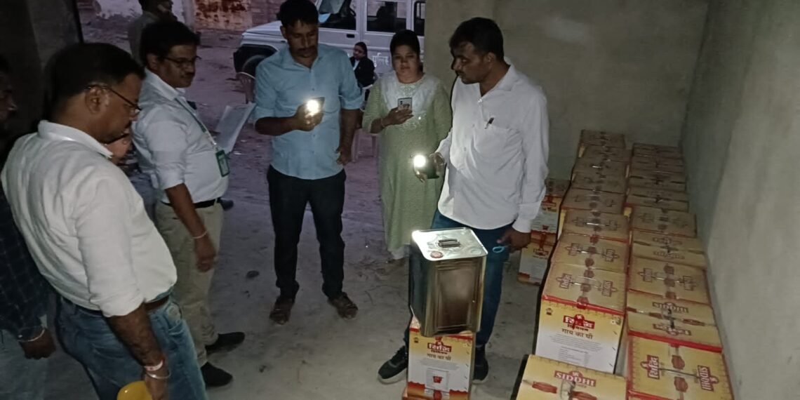 त्यौहारी सीजन में स्वास्थ्य विभाग हुआ सक्रिय, दो अलग अलग कार्रवाई में 7140 लीटर घी सीज