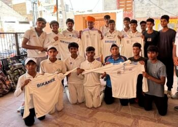 पीलीबंगा में आयोजित स्टेट चैंपियनशिप में भाग लेगी बीकानेर की अंडर 17 क्रिकेट टीम