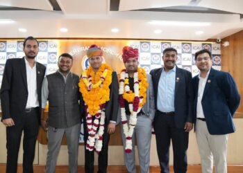 आईसीएआई बीकानेर ब्रांच के अध्यक्ष बने सीए हेतराम पूनिया, उपाध्यक्ष बने सीए मुकेश शर्मा