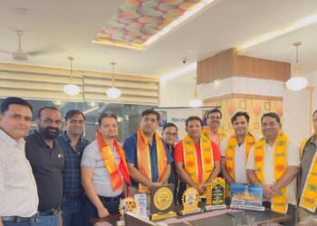रोटरी मरुधरा के सेवा कार्यों हेतु गत वर्ष अध्यक्ष शकील अहमद की कार्यकारिणी का सम्मान