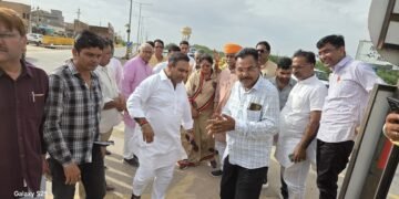 भाजपा देहात तिरंगा यात्रा भाजपा नेताओं ने लिया रुट का जायजा