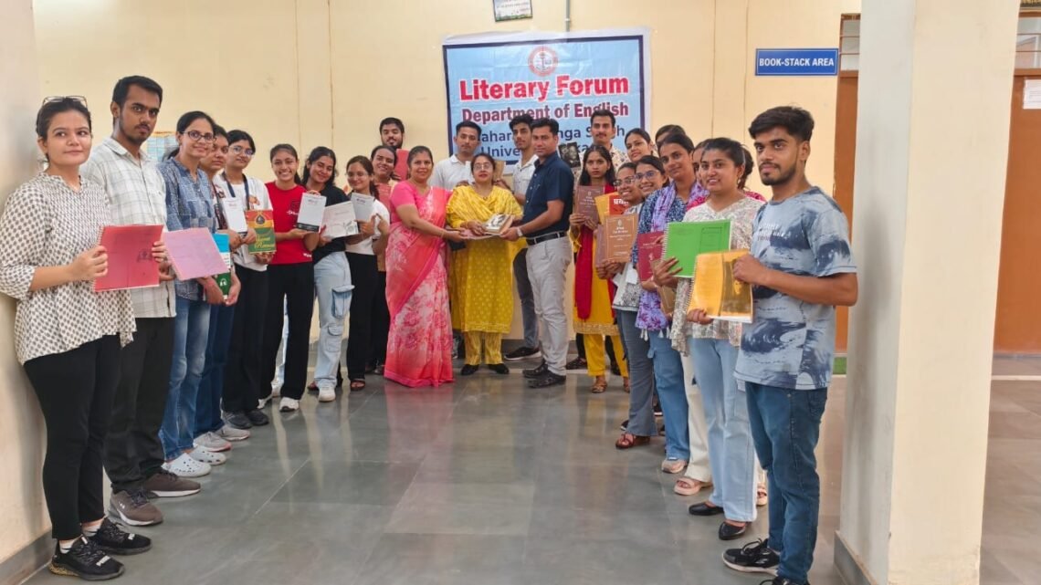 ज्ञान-विस्तार की दिशा में पुस्तक दान कार्यक्रम आयोजित