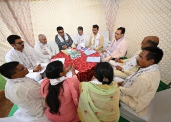 बीकानेर जनप्रतिनिधियों, जिलाध्यक्षों के साथ मुख्यमंत्री भजनलाल शर्मा का संवाद