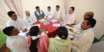 बीकानेर जनप्रतिनिधियों, जिलाध्यक्षों के साथ मुख्यमंत्री भजनलाल शर्मा का संवाद