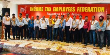 इनकम टैक्स एम्पलॉइज यूनियन का सम्मलेन,  मीणा अध्यक्ष, स्वामी महासचिव निर्वाचित