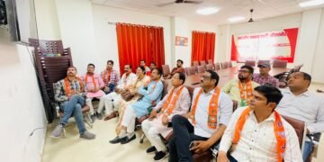 पीएम मोदी मन की बात के 125 वें एपिसोड को बीकानेर भाजपा नेताओं ने सामूहिक रूप से सुना