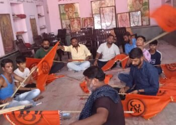 भव्य रामलीला की तैयारियाँ जोरों पर लक्ष्मीनाथ  मंदिर में  22 सितम्बर से शूरू होगा मंचन