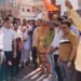 भव्य रामलीला के आयोजन पर निमंत्रण पदयात्रा का आगाज