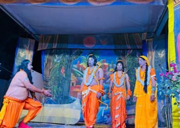 रामलीला: भरत मिलाप का भावपूर्ण मंचन,दर्शको की आंखे हुई नम