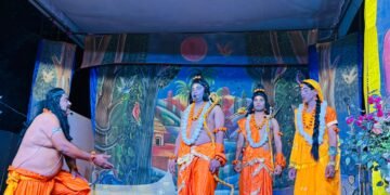 रामलीला: भरत मिलाप का भावपूर्ण मंचन,दर्शको की आंखे हुई नम