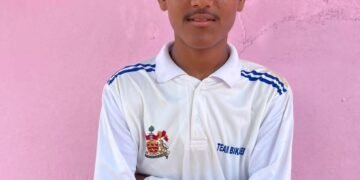 जिला स्तरीय अंडर-17 क्रिकेट प्रतियोगिता में बीकानेर टीम ने जीता अपना पहला मैच