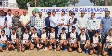 सत्र पर्यन्त बीकानेर की टीम ने जीता काँस्य पदक।