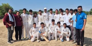 जिला स्तरीय अंडर-17 क्रिकेट प्रतियोगिता में बीकानेर टीम पहुंची फाइनल