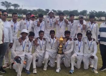 राजस्थान मे चमका बीकानेर का गौरव,स्कूली क्रिकेट मे बीकानेर उपविजेता