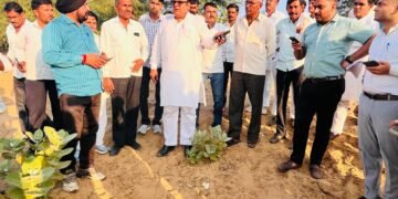 खेत में नहीं फसल, कर दी गिरदावरी, पूर्व विधायक बोले किसानों के साथ अन्याय बर्दाश्त नहीं