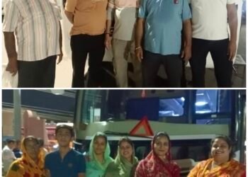 दुर्गा अष्टमी पर देवी मंदिरों में हुई महाआरती, गूंजे मां के जयकारे, लगातार 32वें साल बीकानेर से बसों में श्रद्धालु रवाना हुए डीडवाना