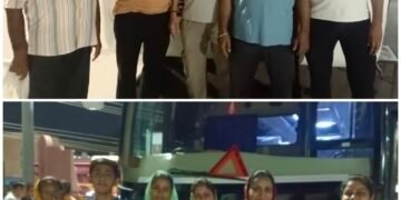 दुर्गा अष्टमी पर देवी मंदिरों में हुई महाआरती, गूंजे मां के जयकारे, लगातार 32वें साल बीकानेर से बसों में श्रद्धालु रवाना हुए डीडवाना