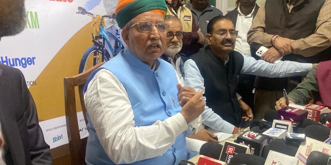 केंद्रीय मंत्री अर्जुनराम मेघवाल की पहल, ‘टूर डी थार’ अंतराष्ट्रीय साइकिल रैली 22 को