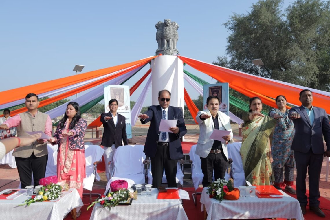 MGSU में मनाया संविधान दिवस