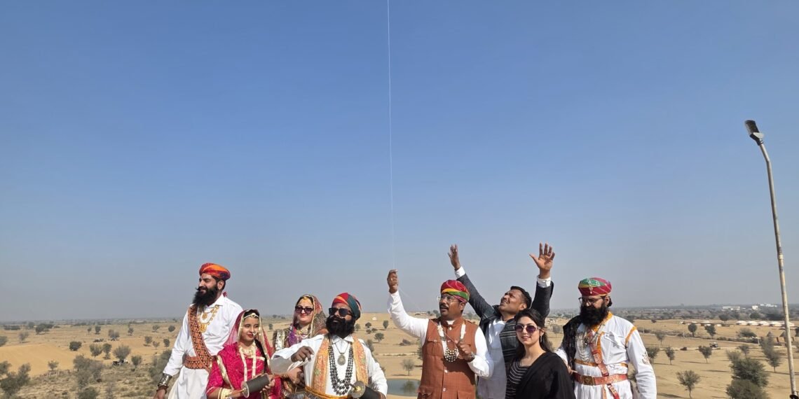मकर सक्रांति के अवसर पर रायसर के धोरों में गूंजा ‘बोई काट्या’