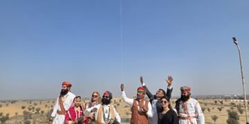 मकर सक्रांति के अवसर पर रायसर के धोरों में गूंजा ‘बोई काट्या’