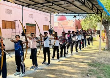 एकलव्य अकादमी में तीरंदाजी के नए सत्र की शुरुआत