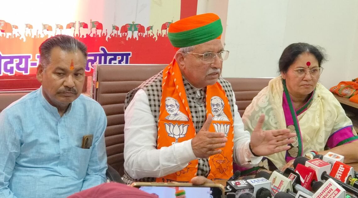 केंद्रीय कानून मंत्री अर्जुनराम मेघवाल ने नारी शक्ति वंदन अधिनियम पर विपक्ष को घेरा