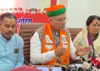 केंद्रीय कानून मंत्री अर्जुनराम मेघवाल ने नारी शक्ति वंदन अधिनियम पर विपक्ष को घेरा