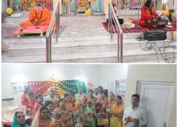 मानव चेतना जागृति प्रन्यास के तत्वाधान में धूमधाम से मनाया गया हनुमान जन्मोत्सव प्लास्टिक मुक्त हो बीकानेर के संदेश के साथ