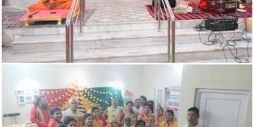 मानव चेतना जागृति प्रन्यास के तत्वाधान में धूमधाम से मनाया गया हनुमान जन्मोत्सव प्लास्टिक मुक्त हो बीकानेर के संदेश के साथ