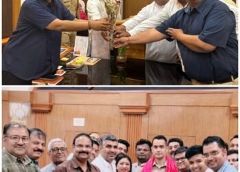 निर्विकल्प फाउण्डेशन ने जिला कलक्टर और पुलिस अधीक्षक का किया अभिनंदन