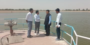 जिला कलेक्टर ने शोभासर जलाशय का किया निरीक्षण