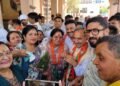 राजस्थान भाजपा प्रदेशाध्यक्ष मदन राठौड़ का बीकानेर आगमन पर भव्य स्वागत
