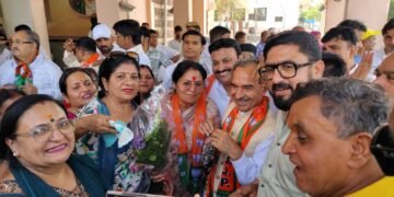 राजस्थान भाजपा प्रदेशाध्यक्ष मदन राठौड़ का बीकानेर आगमन पर भव्य स्वागत