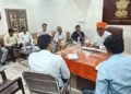 विधायक जेठानंद व्यास ने बीकेएसएल, नगर निगम, पीएचइडी और टैक्नोक्राफ्ट के प्रतिनिधियो की ली बैठक