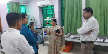 जिला अस्पताल बीकानेर में राज्य स्तरीय टीम ने किया निरीक्षण