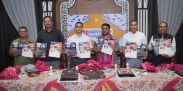 जिला कलेक्टर, एसपी व पूर्व बीएसएफ आईजी की मौजूदगी में निर्विकल्प फाउंडेशन के पांच वर्षों की उपलब्धियों के ब्रोशर का लोकार्पण