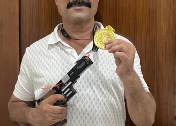 राष्ट्रीय शूटिंग चैंपियनशिप में बीकानेर के रवि व्यास पारीक ने जीता स्वर्ण पदक