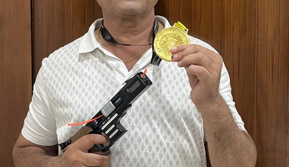 राष्ट्रीय शूटिंग चैंपियनशिप में बीकानेर के रवि व्यास पारीक ने जीता स्वर्ण पदक