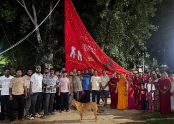 भैरूजी म्हारो भायलो फ्रेंड्स क्लब द्वारा सोमवार को ब्रह्ममुहुर्त में कोडमदेसर धाम विशाल ध्वजा होगी अर्पित
