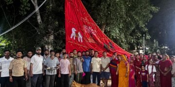 भैरूजी म्हारो भायलो फ्रेंड्स क्लब द्वारा सोमवार को ब्रह्ममुहुर्त में कोडमदेसर धाम विशाल ध्वजा होगी अर्पित