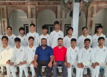 70वीं राज्य स्तरीय खेलकूद प्रतियोगिता में बीकानेर की U-17 क्रिकेट टीम रवाना